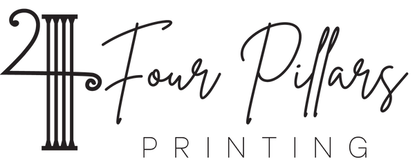 Four Pillars Printing logo