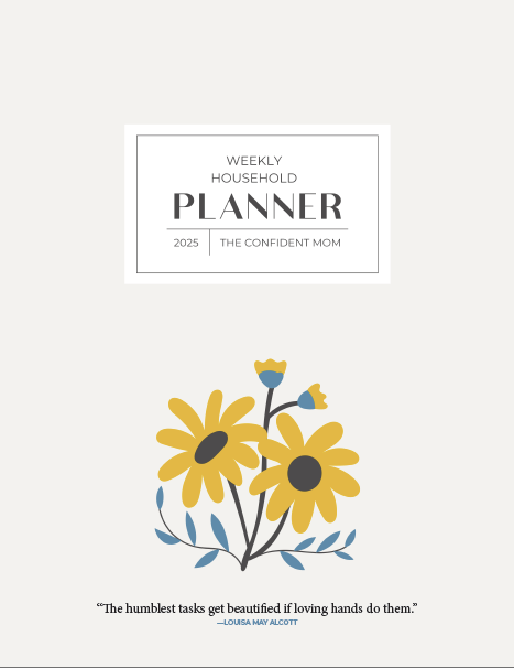 2025 Confident Mom Planner Pre-Filled by The Confident Mom