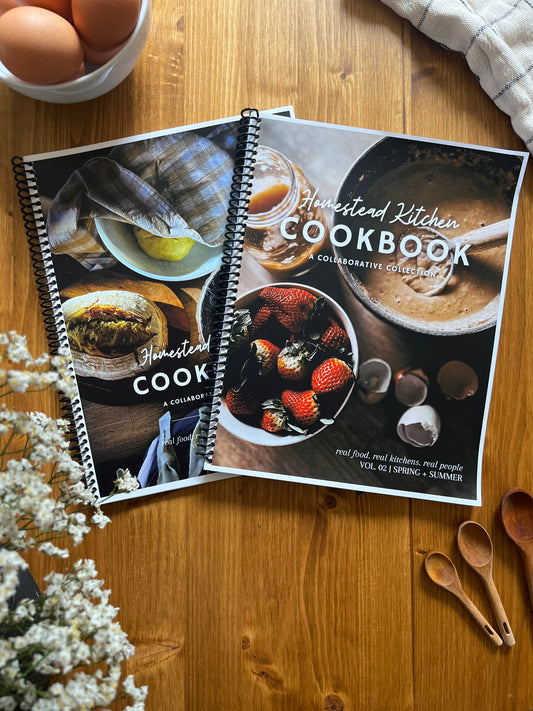 Homestead Kitchen Cookbook Volume 1 & 2 Bundle