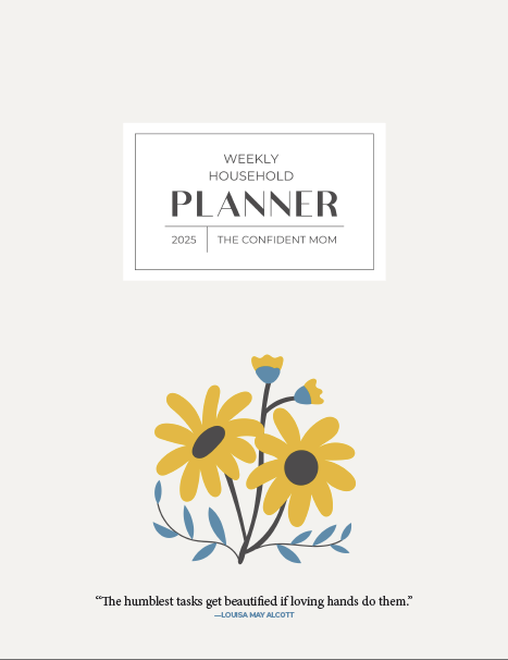 2025 Confident Mom Planner Filled by YOU (less common, customized print)