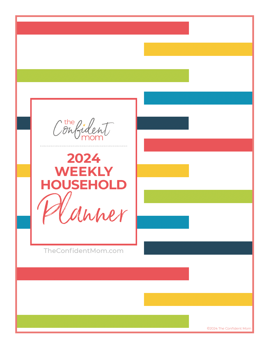 2024 Confident Mom Planner Filled by YOU (less common, customized print)