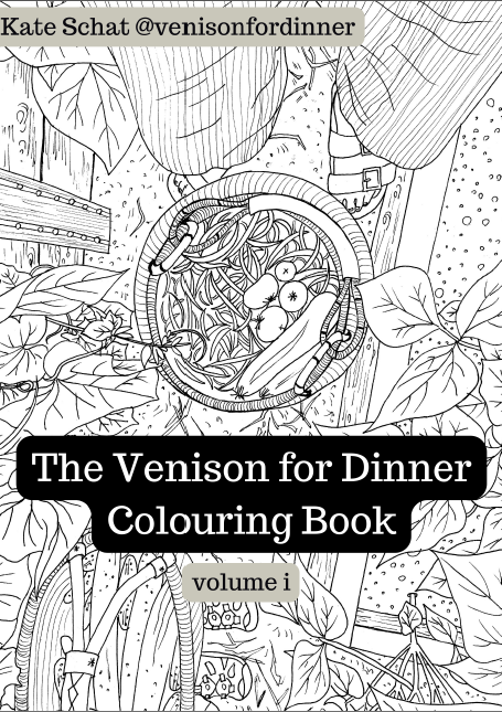 Venison For Dinner Colouring Book