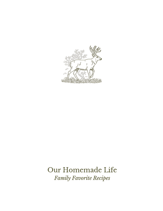 Our Homemade Life Family Favorite Recipes Notebook