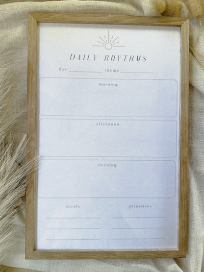 Daily Rhythms Poster