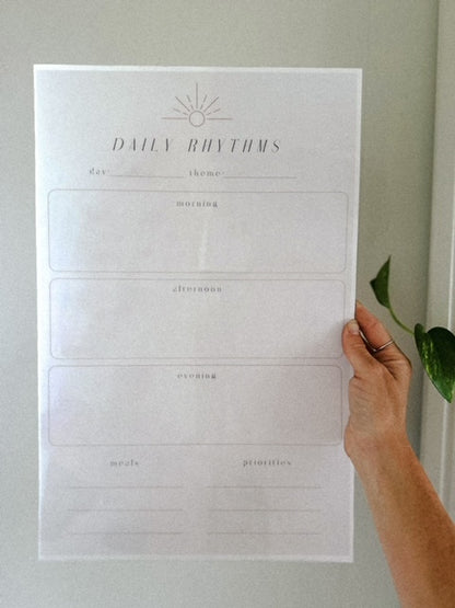Daily Rhythms Poster